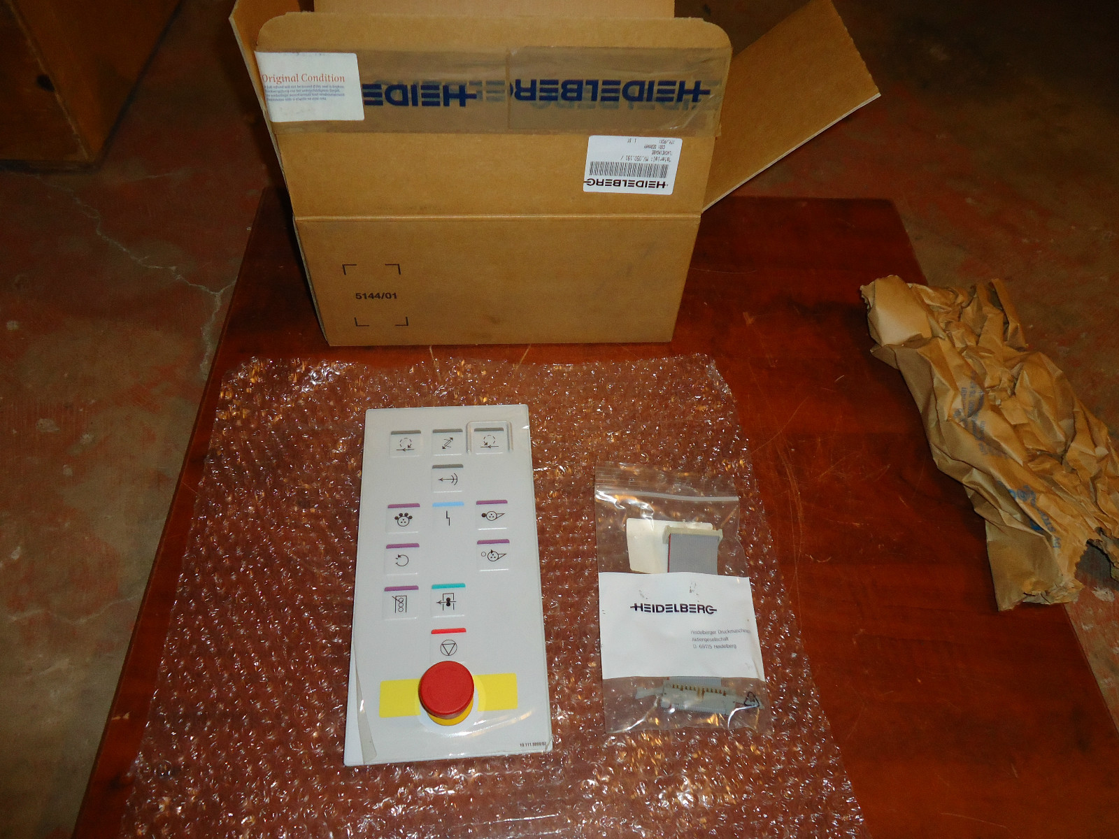 HEIDELBERG, MV.050.191, CONTROL PANEL PART#10.111.9899/02. NEW IN RETAIL BOX