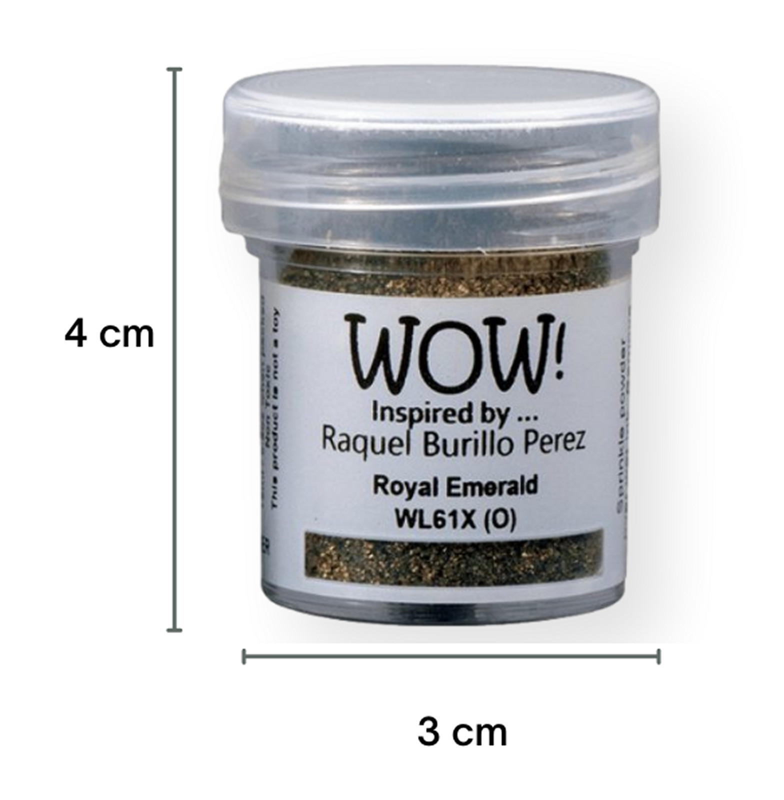 Wow! Glitter Embossing Glitter 15ml | ROYAL EMERALD