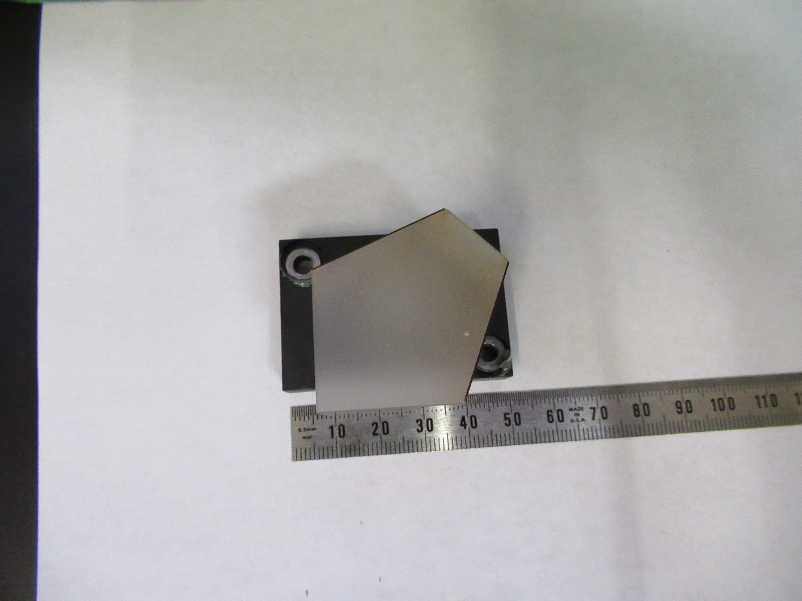 ZEISS GERMANY GLASS PENTA PRISM OPTICS MICROSCOPE PART AS PICTURED U8-B-14