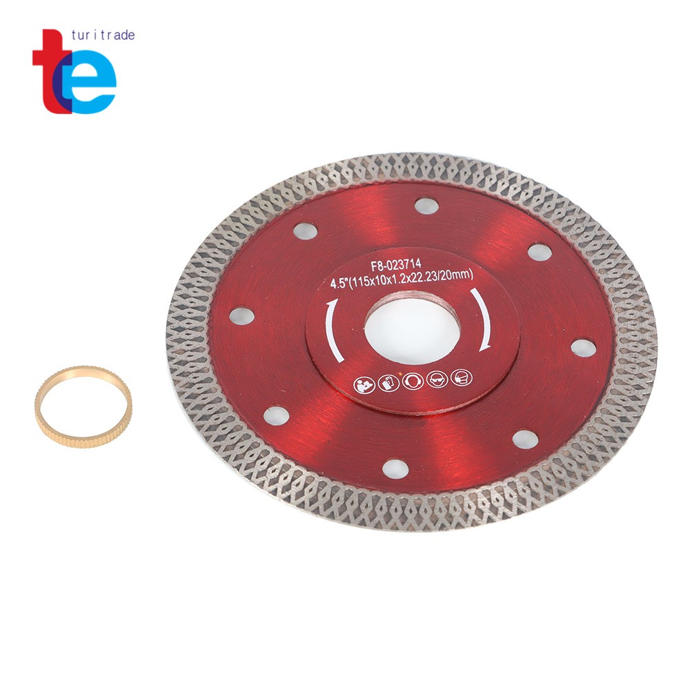 4-1/2" Super Thin Diamond Porcelain Saw Blade Ceramic Cutting Disc 2 Piece