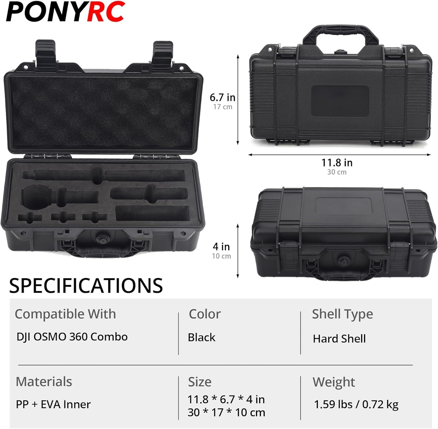 Shockproof Travel Case for Osmo 360 Adventure Combo