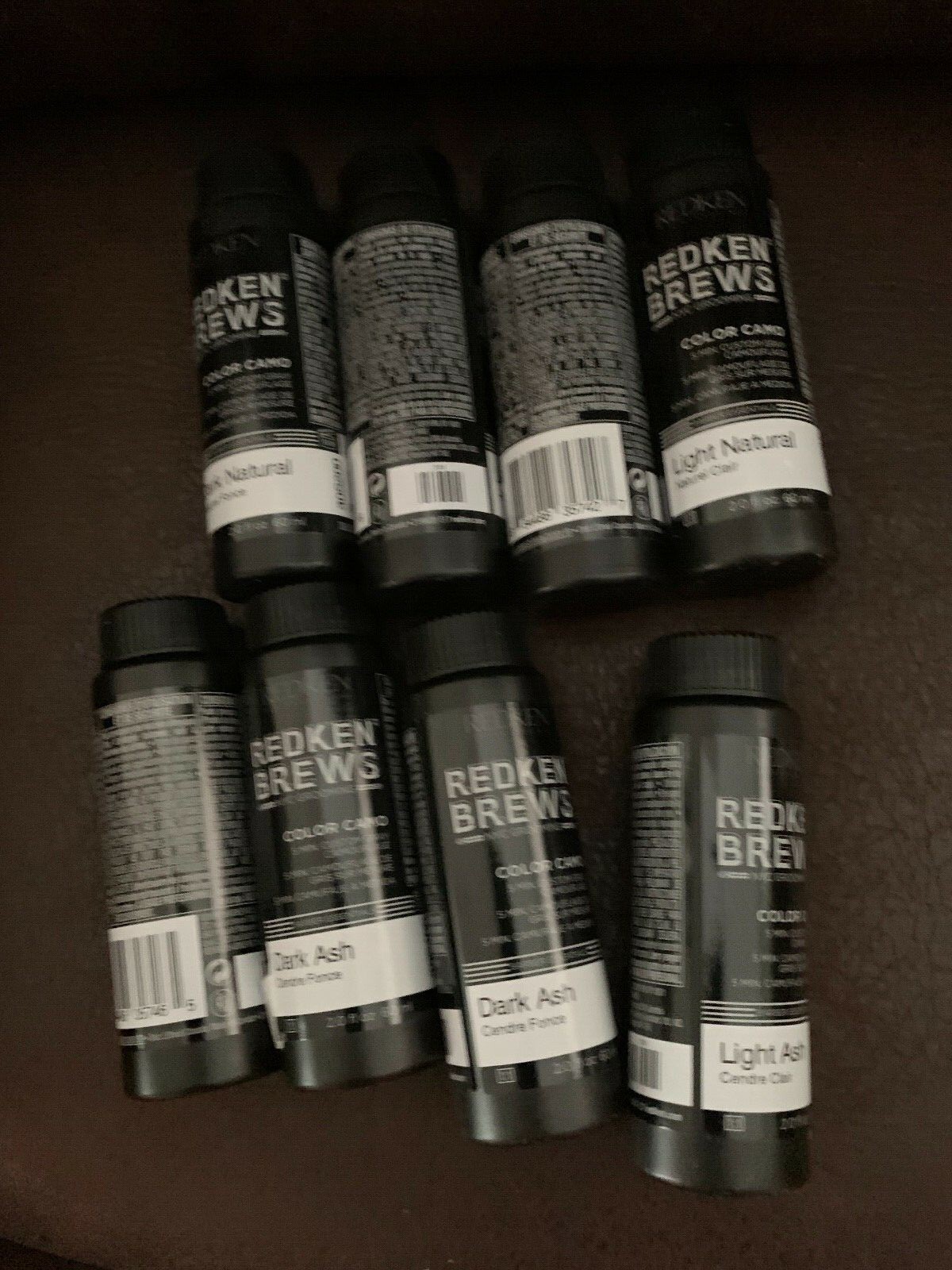 REDKEN BREWS CAMO 5 MIN. CUSTOM GREY CAMOUFLAGE  2 OZ EA. U PIC COLOR NEW