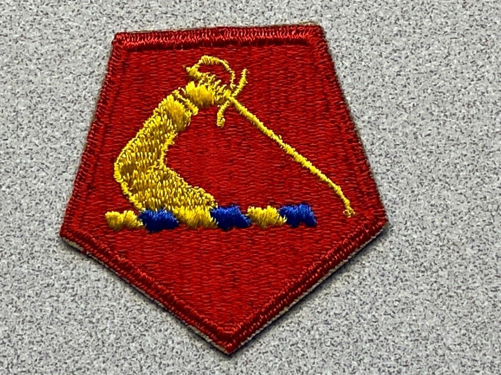 ARMY NATIONAL GUARD, Massachusetts, PATCH, FULLY EMBROIDERED, CUT EDGED