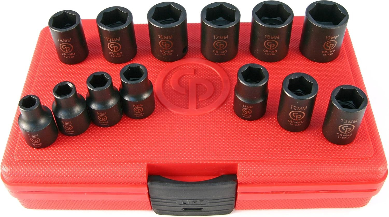 Chicago Pneumatic SS3113-3/8 Inch Square Drive, Standard, Metric, 3/8", Black