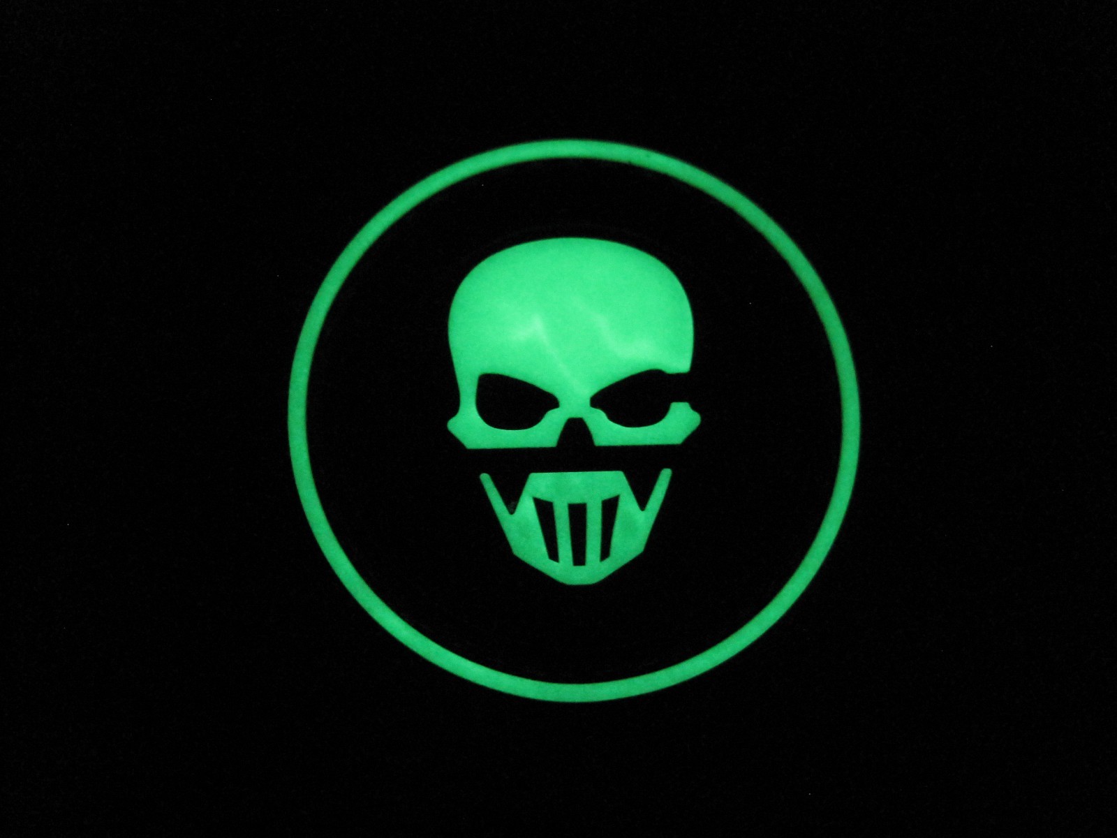 TACTICAL MORALE PATCH DON'T RUN, YOU'LL ONLY DIE TIRED PVC-HOOK BACK NIGHT GLOW!