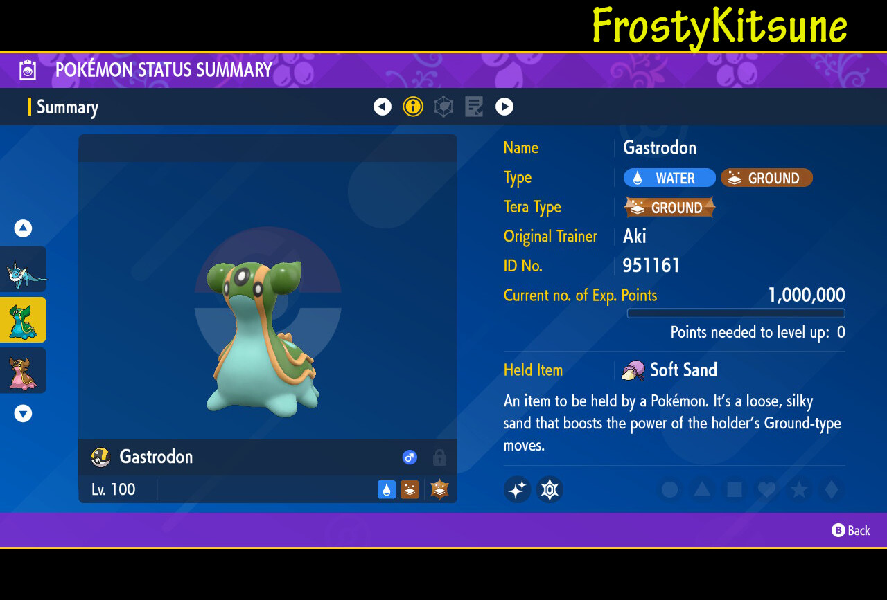 6IV Gastrodon Shiny & Non-Shiny East & West Forms Pokemon Scarlet & Violet