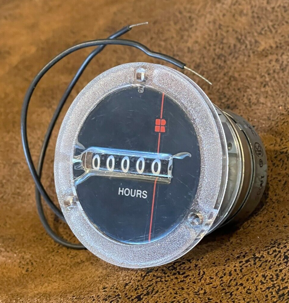 AC Time Measuring Instrument Totaling Hour Meter Electromechanical Indicator