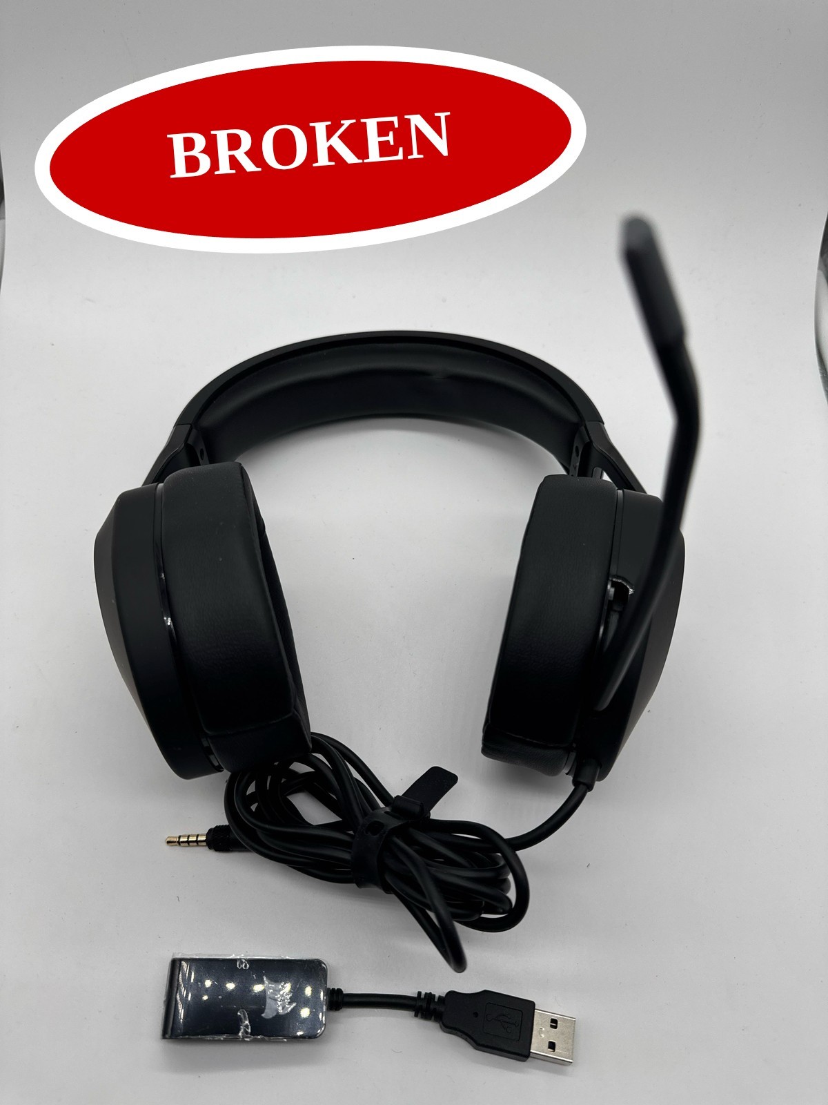(BROKEN) Corsair HS65 Surround Wired Gaming Headset Dolby Atmos Carbon