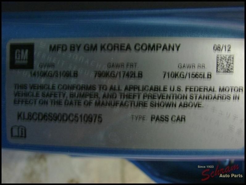 13 SPARK TIMING COVER 1346063