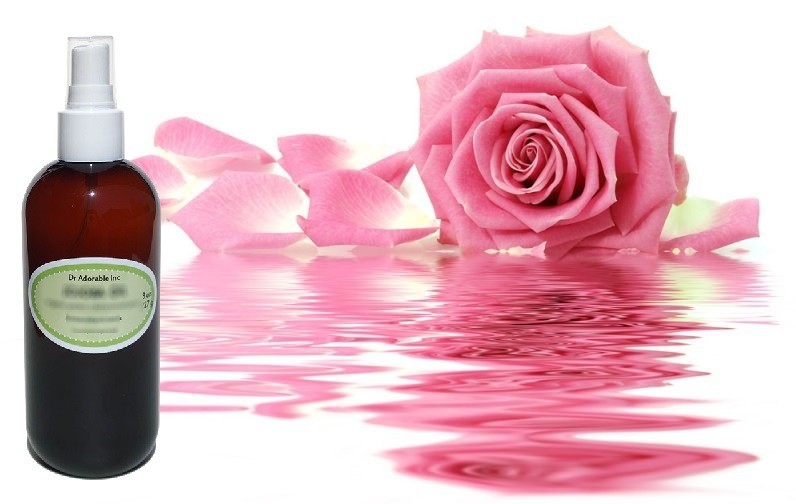 4 Oz Premium Pure Rose Water Skin Face Facial TonerCleanser Comes with a Sprayer