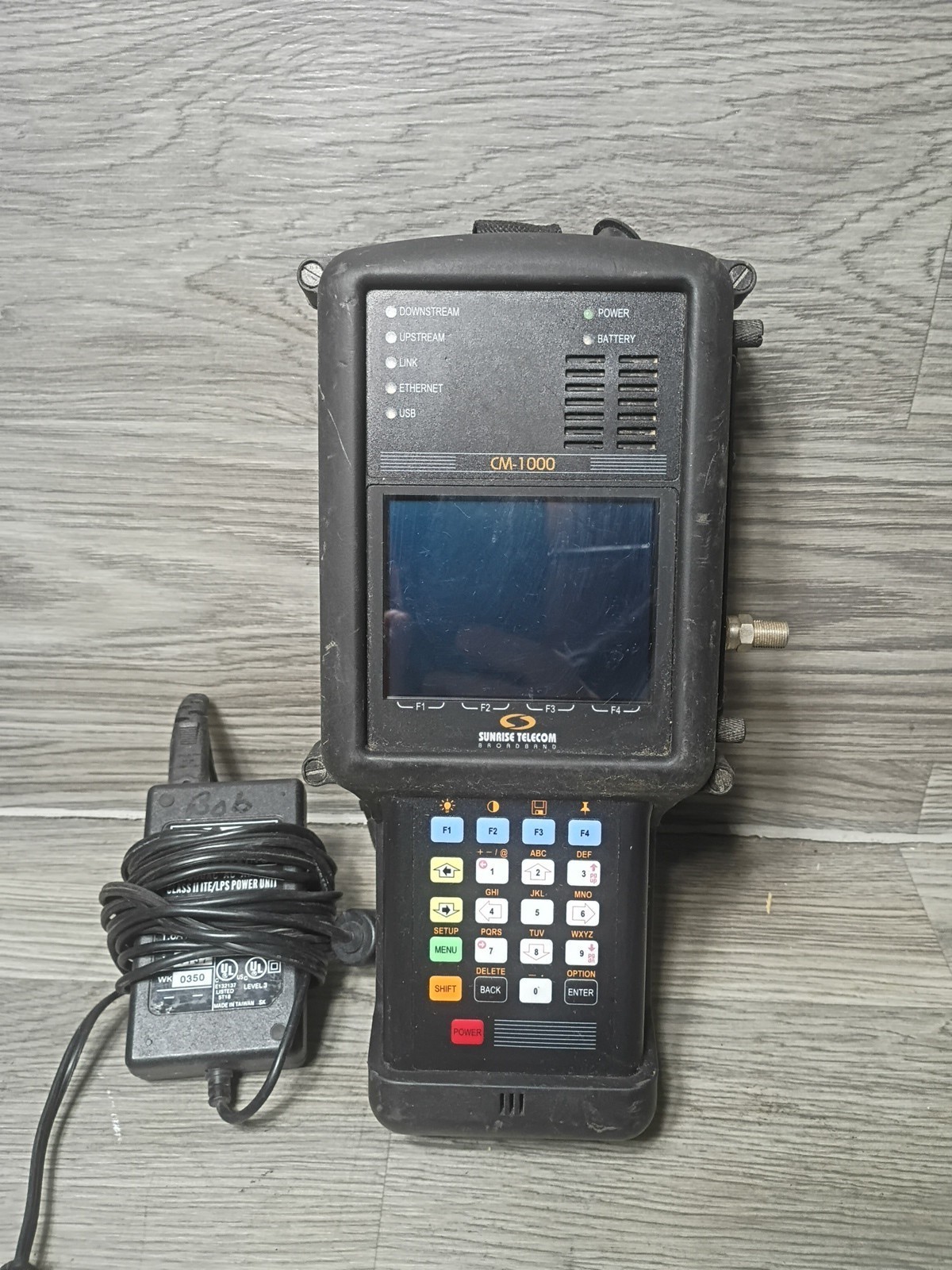 Sunrise Telecom Model Number # CM 1000 Cable Tester With Cord