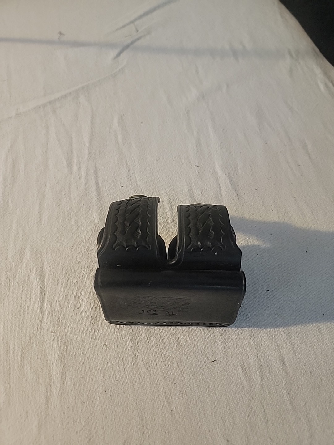 HKS 103 Med Speed Loader Dual Case Pouch belt loop Black