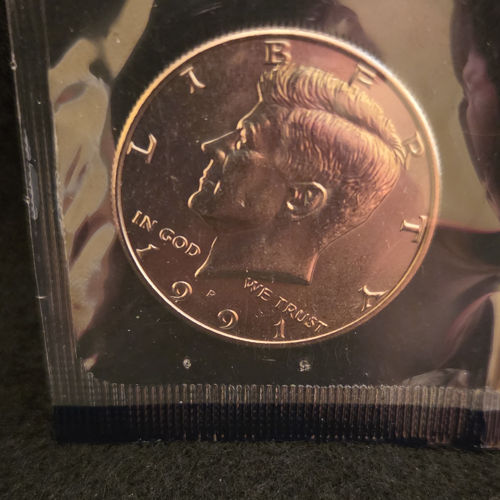 1991 P Kennedy Half Dollar 50C Business Strike Philadelphia Mint In Cello