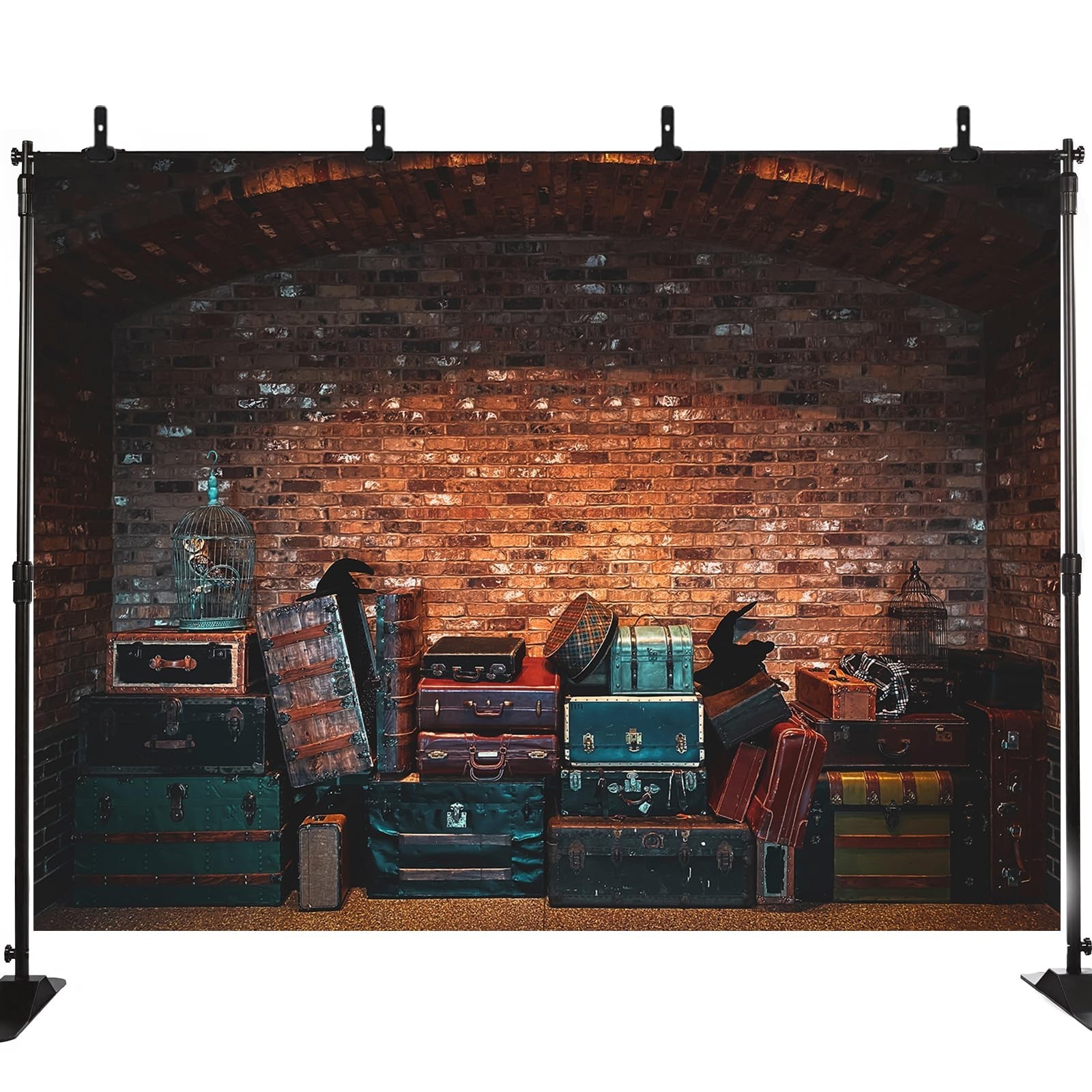Platform 9 King Train Station Backdrop Magic Wizard School Photography Backgr...
