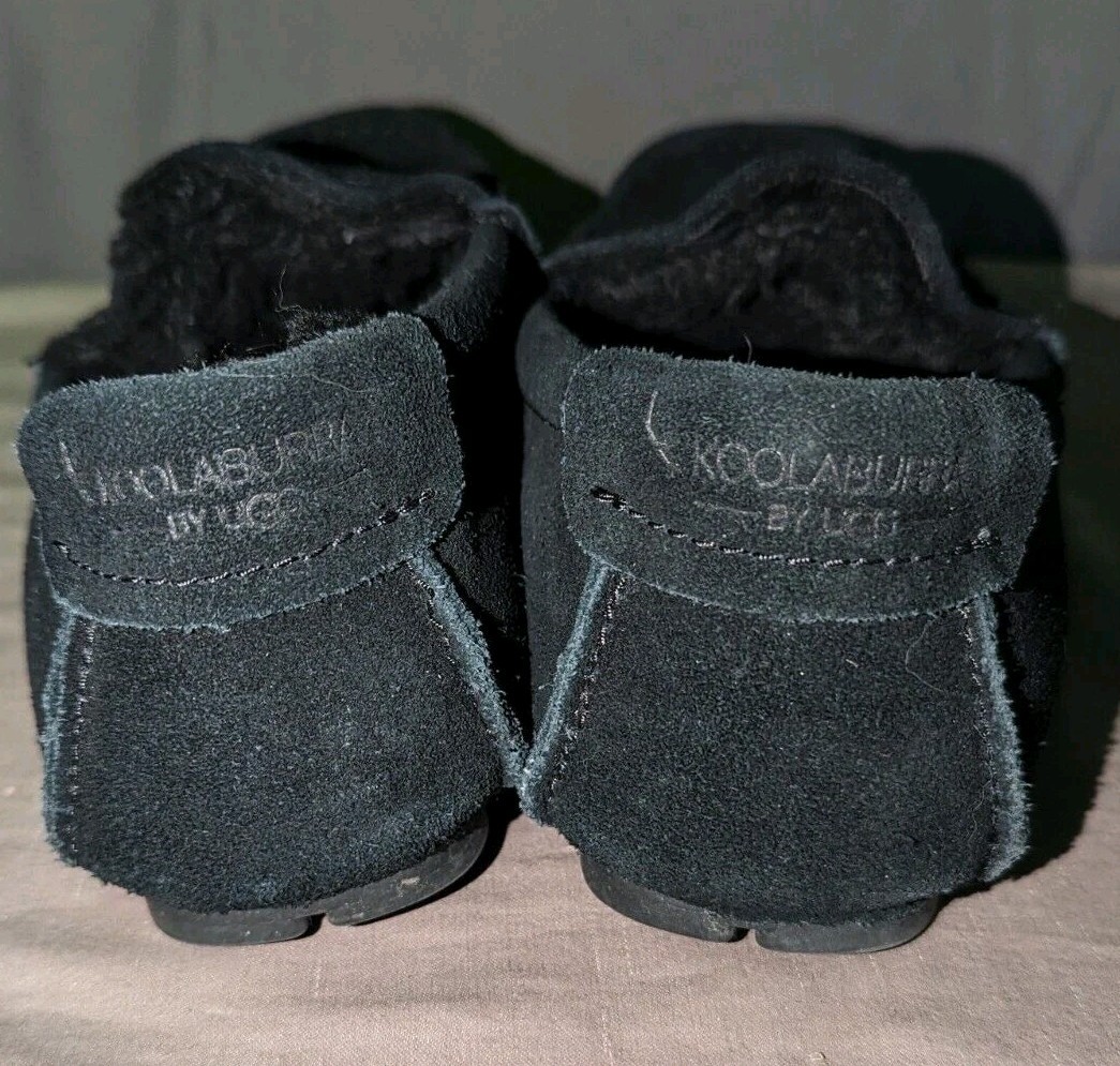 Koolaburra Slippers Mens Size 8 M Black Tipton