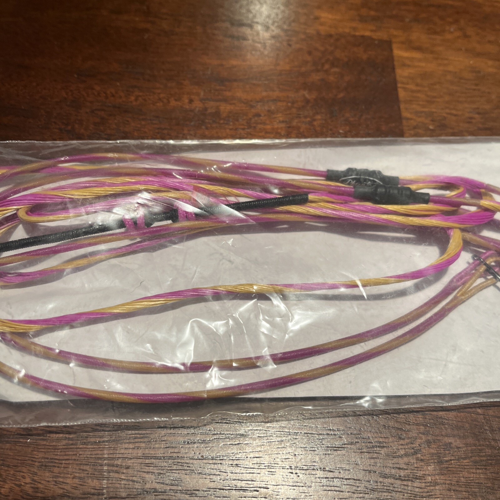 Bowtech Carbon Rose Phantom Custom Bowstring String Set Gold Magenta Colored