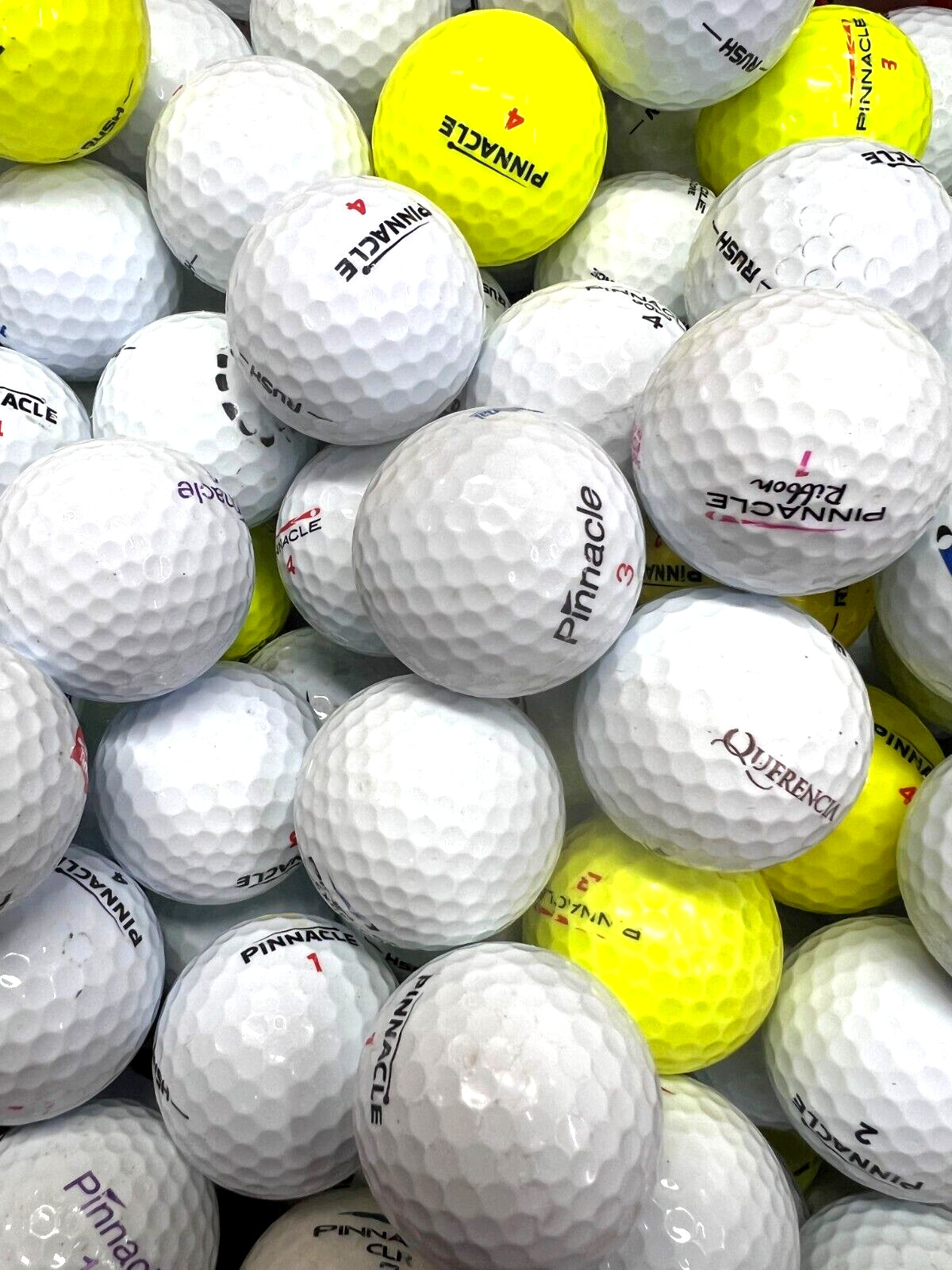 5 Dozen Premium AAA Assorted Pinnacle Used Golf Balls...includes Color