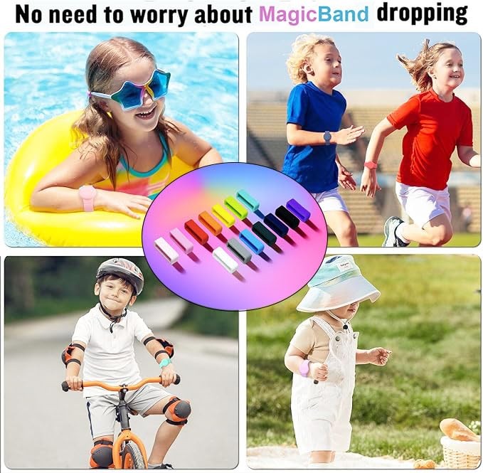 Xininyia Compatible with Disney Magic Bands, MagicBand+ & One Size, 14-PACK