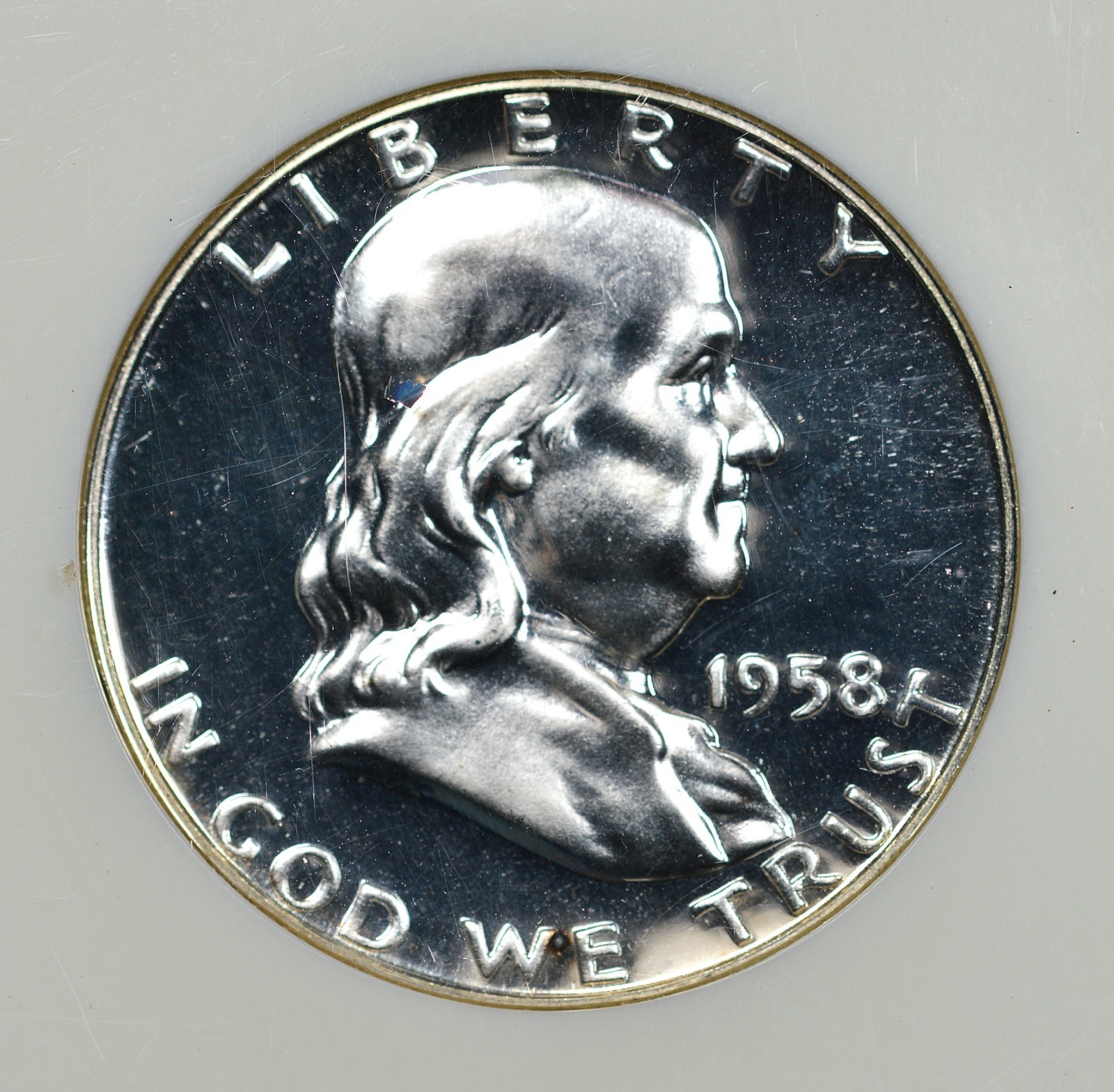 1958 Franklin Half Dollar NGC PR67 Very CAM Proof in Older Holder! #5FVZ