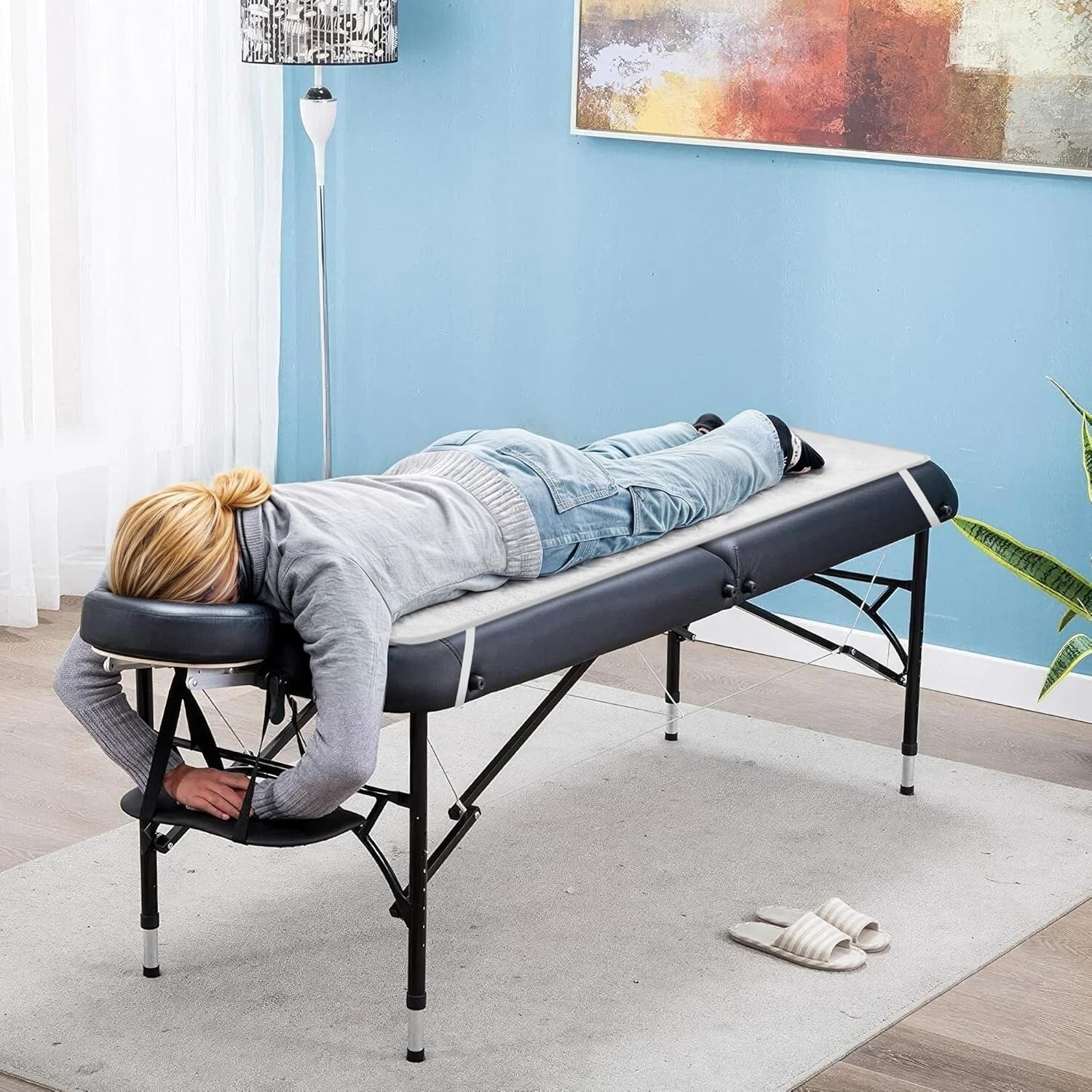 Thickened Fleece Heating Pad for Massage Tables - Digital Timer & Safety Feature