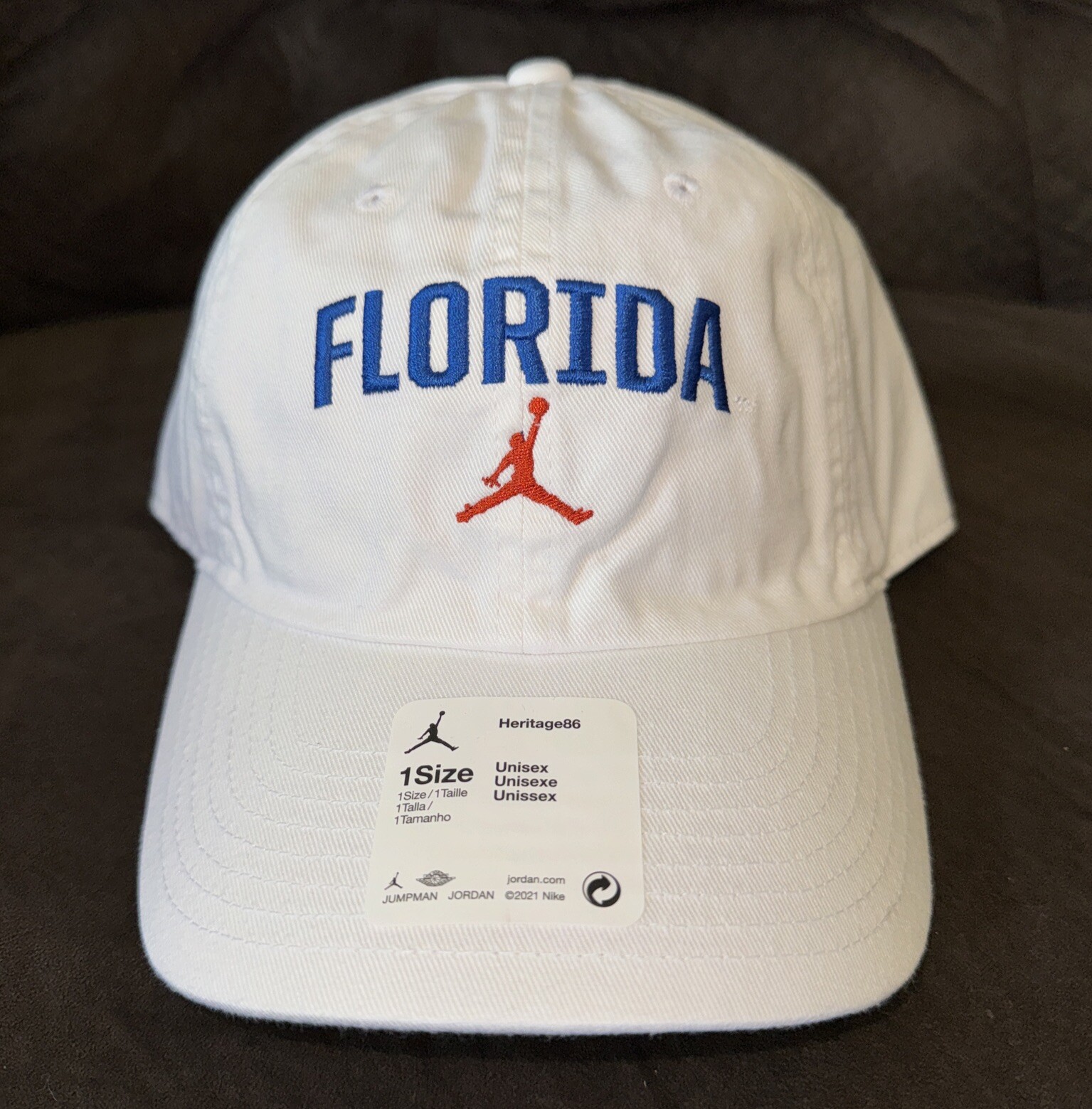 Jordan Florida Gators Heritage86 Adjustable Strapback Hat Cap Nike Jumpman NEW