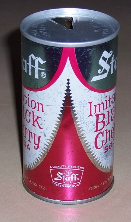 *Rare* Pre-Zip Code Staff Imitation Black Cherry Soda Can