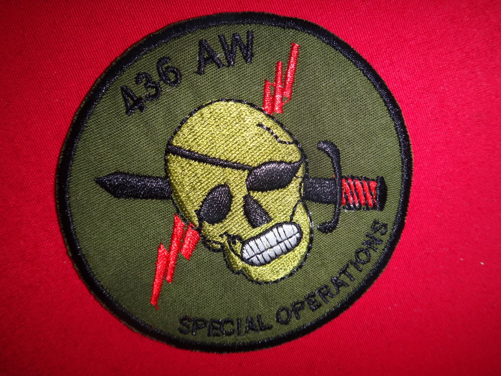 USAF 436th Airlift Wing SPECIAL OPERATIONS Vietnam War Subdued Patch