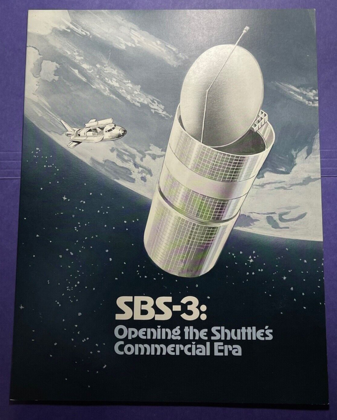 SBS-3 OPENING THE SPACE SHUTTLE'S COMMERCIAL SATELLITE BUSINESS SYSTEM  BROCHURE