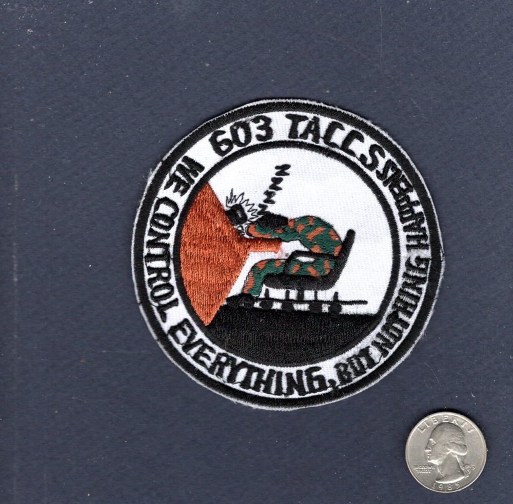 603rd TACCS Tactical Air Control Center Squadron USAF Patch