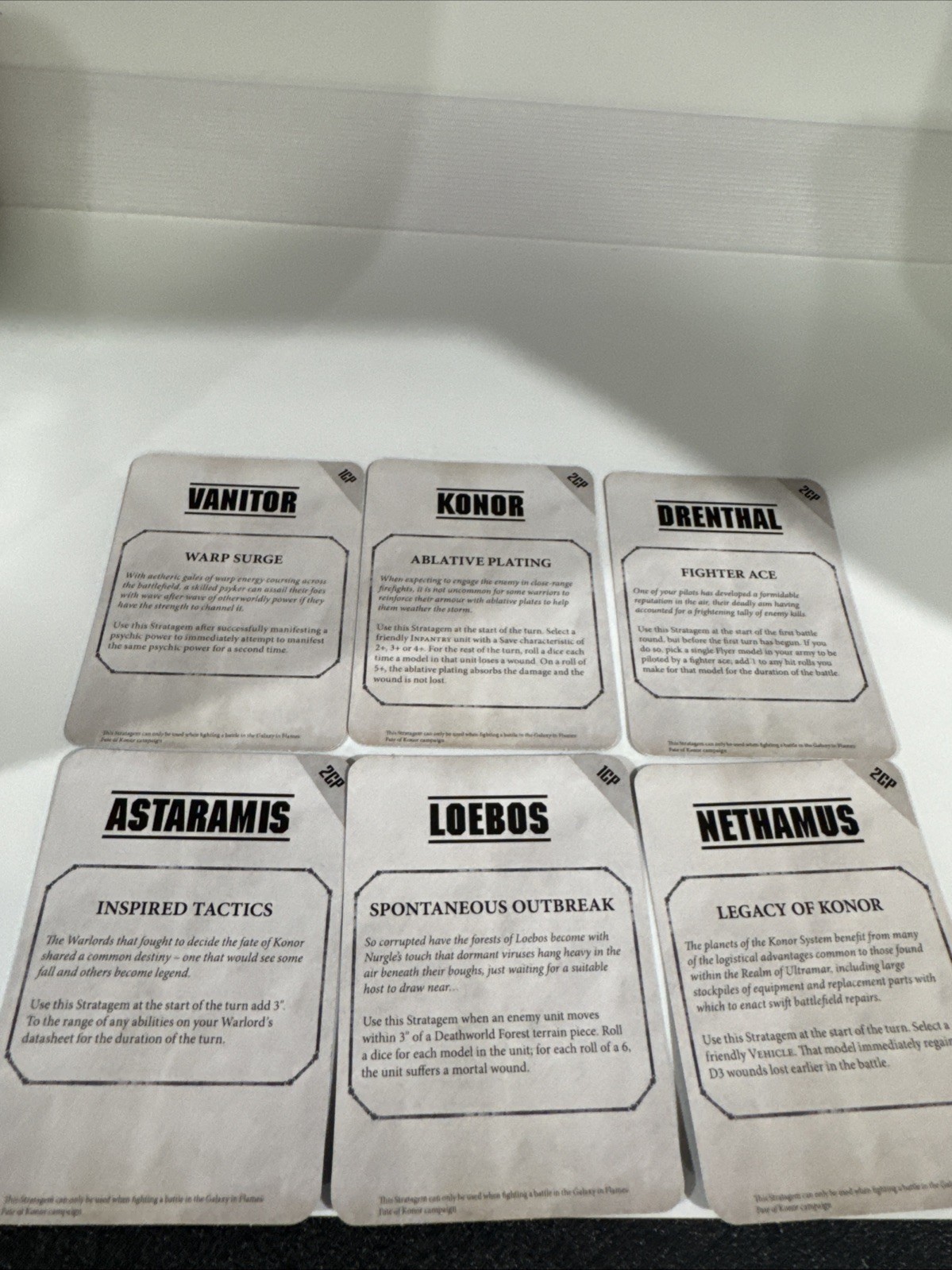 Warhammer 40K Galaxy In Flames Fate Of Konor Stratagem