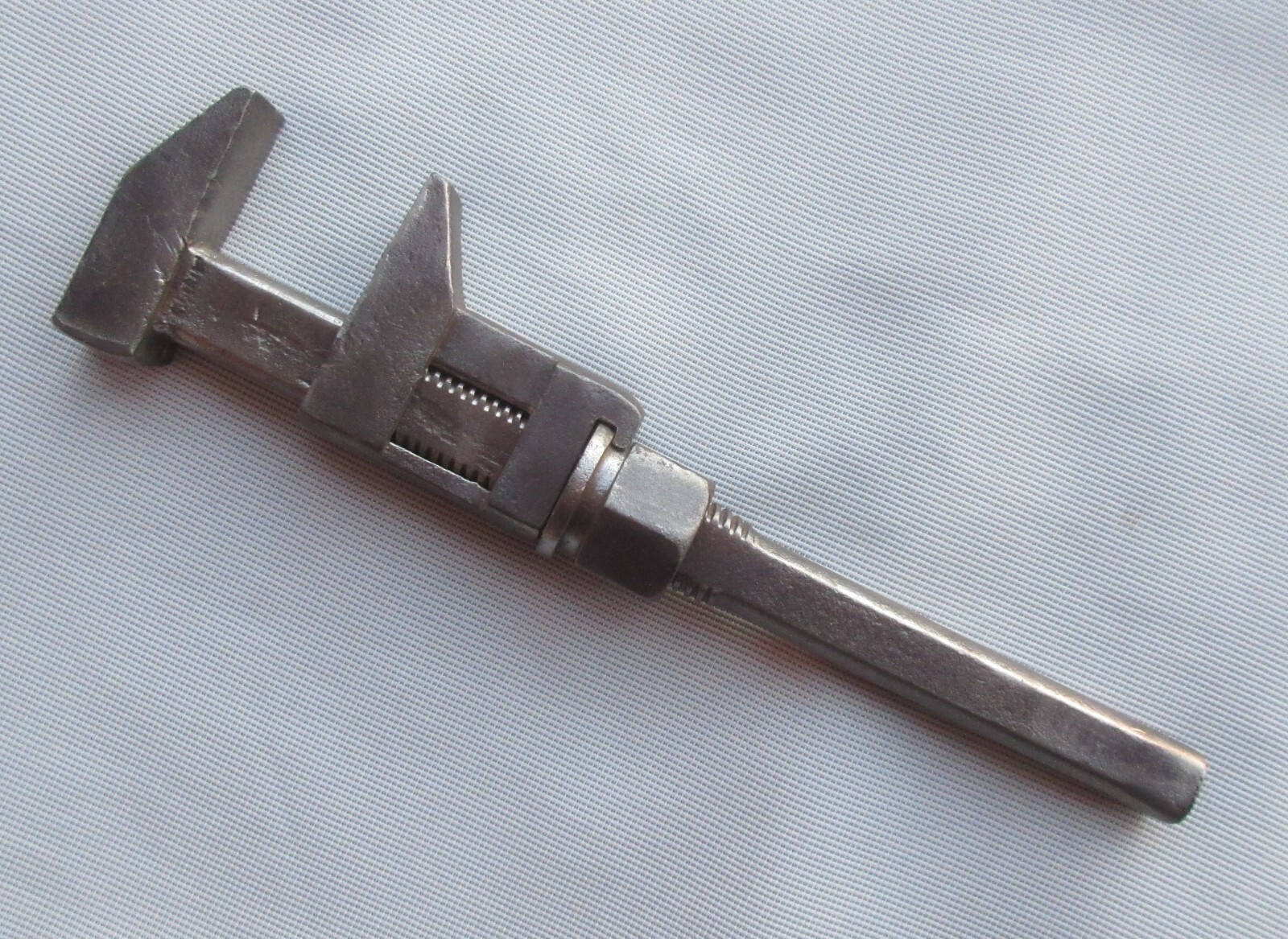 Vintage 12" Monkey Wrench w/ Unusual Adjustment Assembly