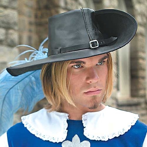 Leather Cavalier Hat