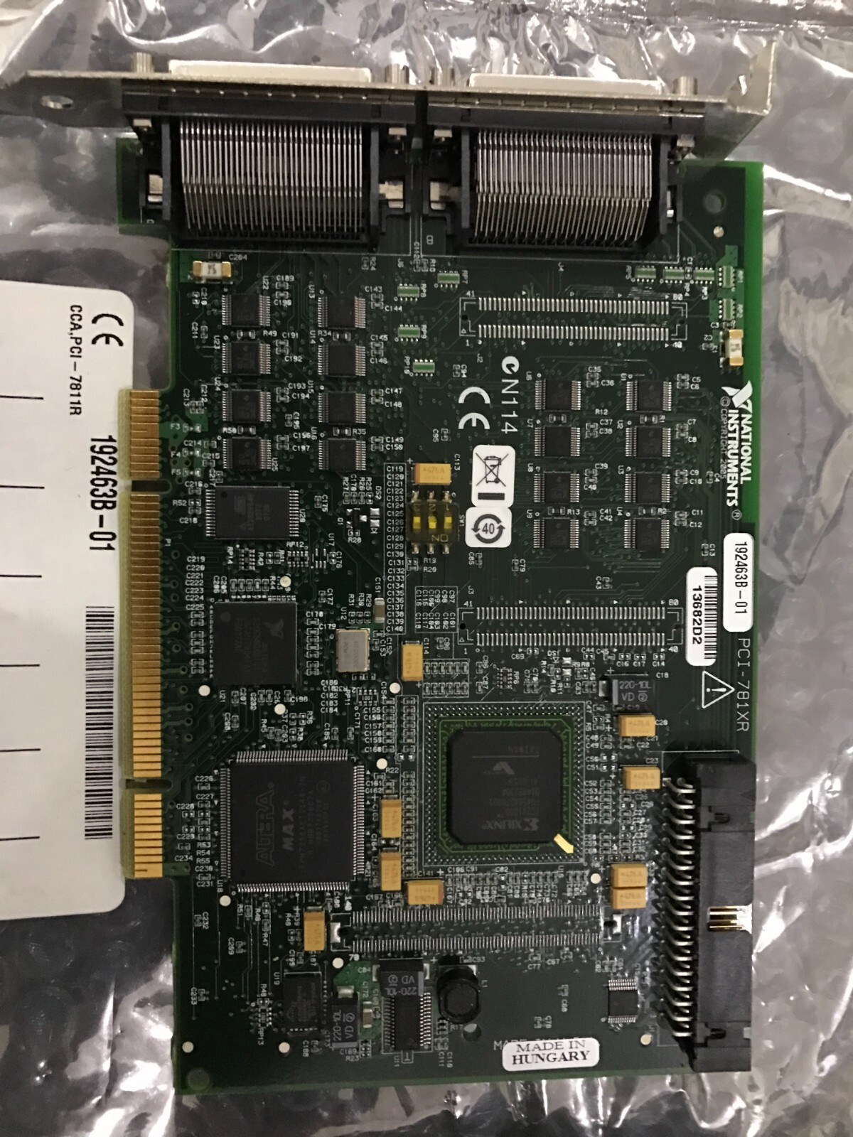 National Instruments Digital DAQ PCI Card PCI-7811R PCI-781XR PCI-6224 PCI-6250