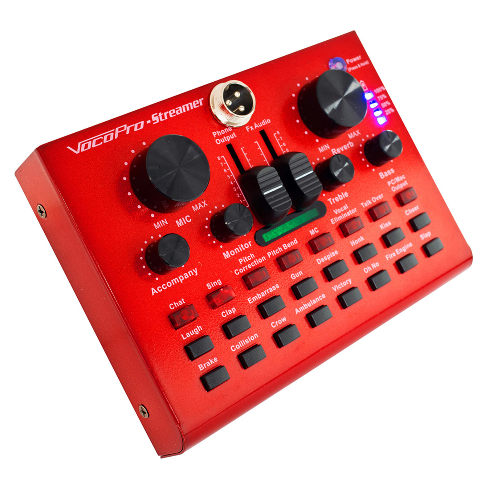 Vocopro Steamer-Desktop USB Audio Interface with Microphone for Live Streaming