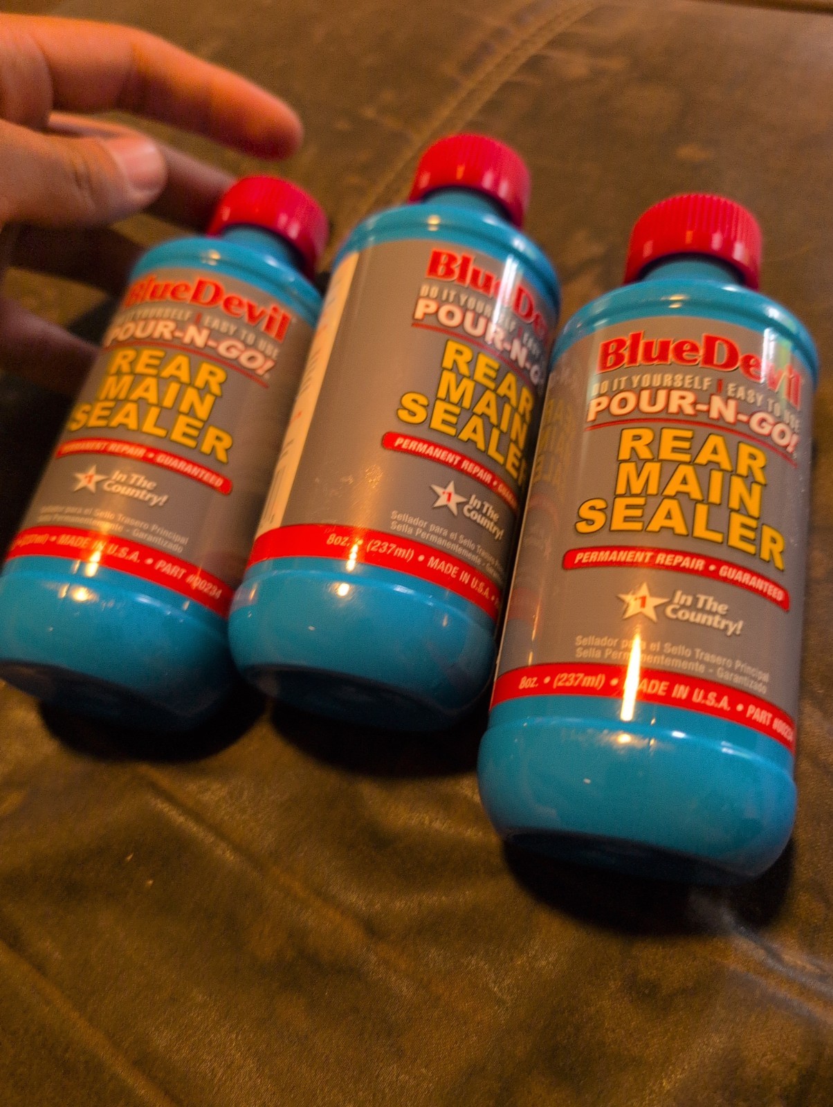 BlueDevil Products 00234 Rear Main Sealer 8 Ounce Lot Of (3)