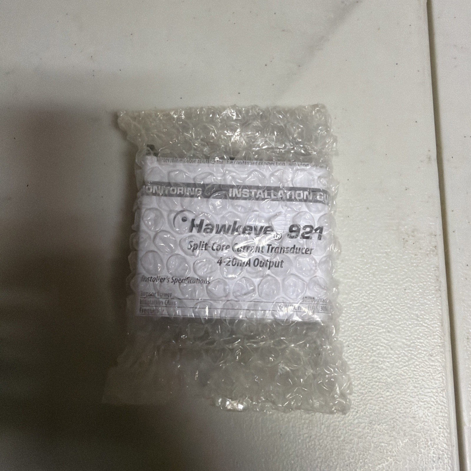 Veris Hawkeye H921 Split Core Current Transducer 4-20mA Output 0-120A Brand New