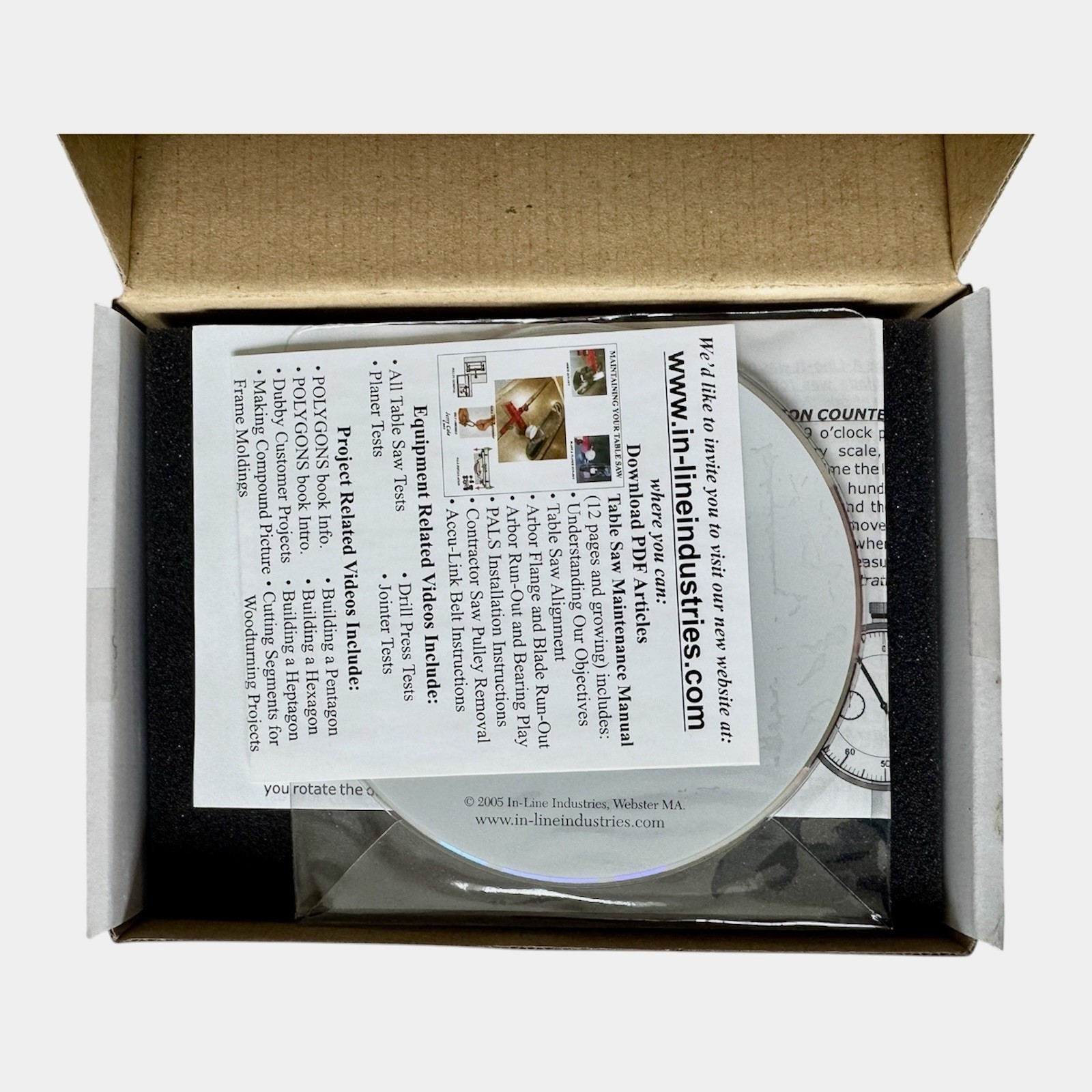 Woodworking A-Line It Basic Kit With Dial Indicator Alignment & Calibration New