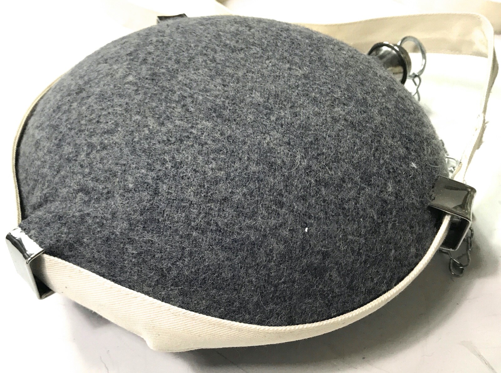 CIVIL WAR CS CSA CONFEDERATE REBEL GREY WOOL CANTEEN