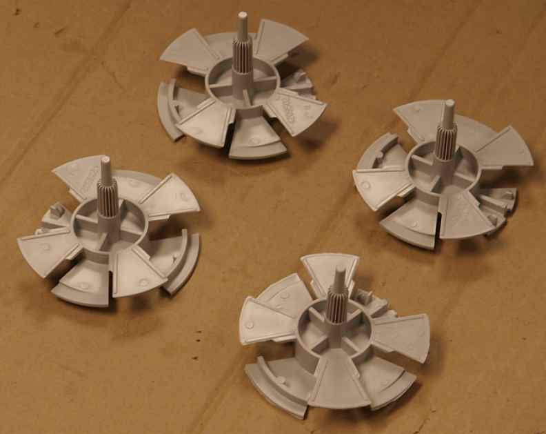 4 x USI snack vending machine couplers for auger retainers for spirals springs