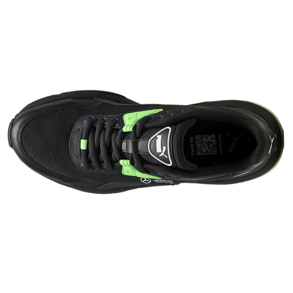 PUMA Mercedes Amg Petronas F1 Vis2k Lace Up Mens Black Sneakers Casual Shoes 30
