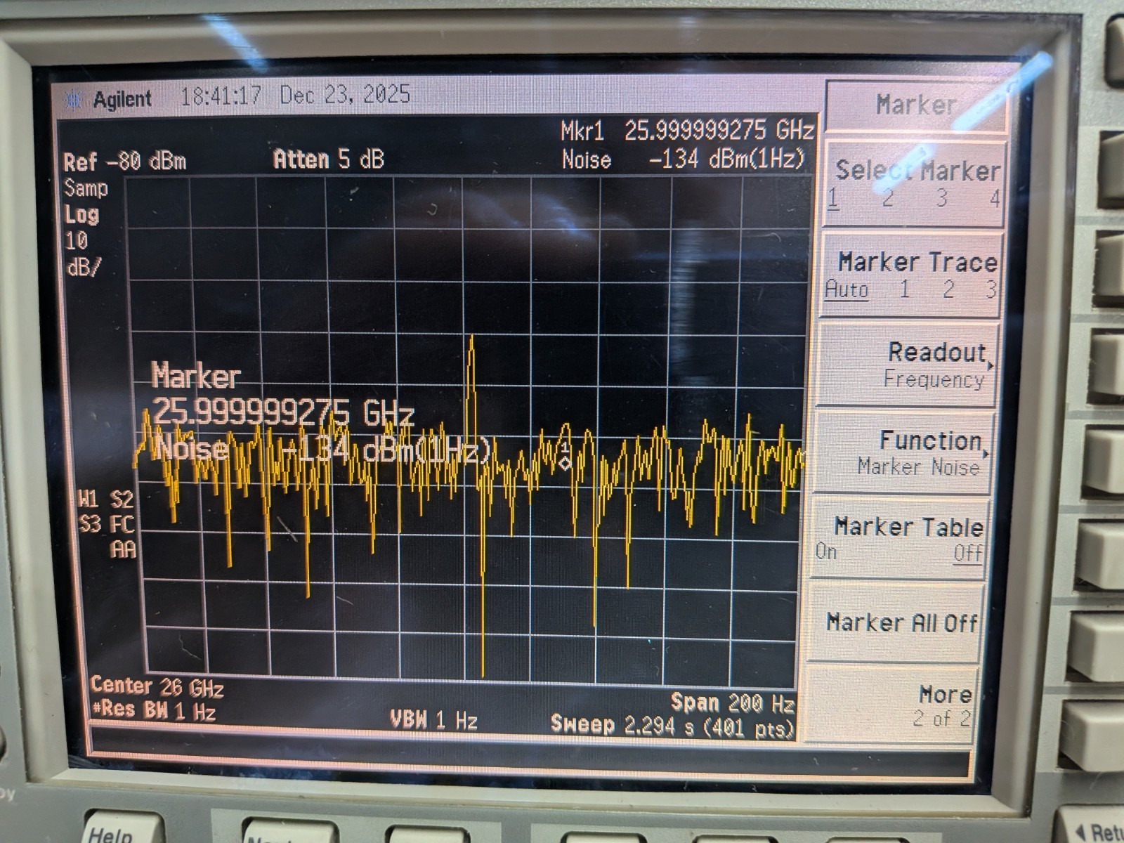 👍Agilent HP Keysight E4407B Spectrum Analyzer 26.9 GHz Loaded Opts! Cal+DATA👍