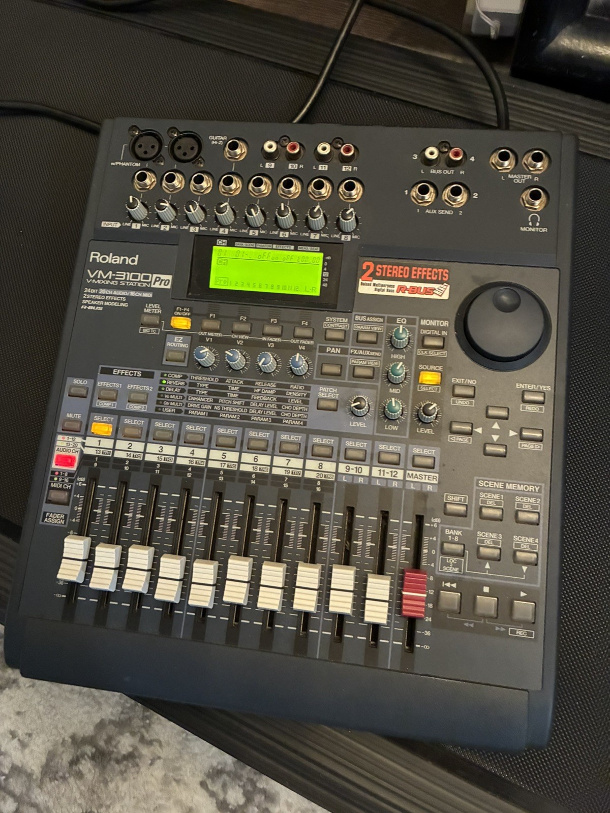 Roland VM-3100 Pro V-Mixing Station 24 bit 20 Channel  MIDI with adapter