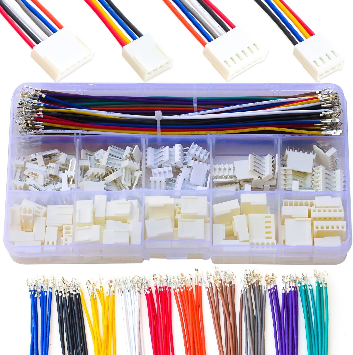 Yoeruyo KK 2.5mm Pitch Connector with Premium Molex-2.54MM-2510, multicolor
