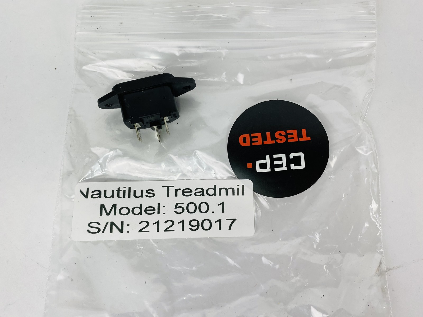 Nautilus 500.1 Treadmill Power Entry Socket Input Module (PP511)