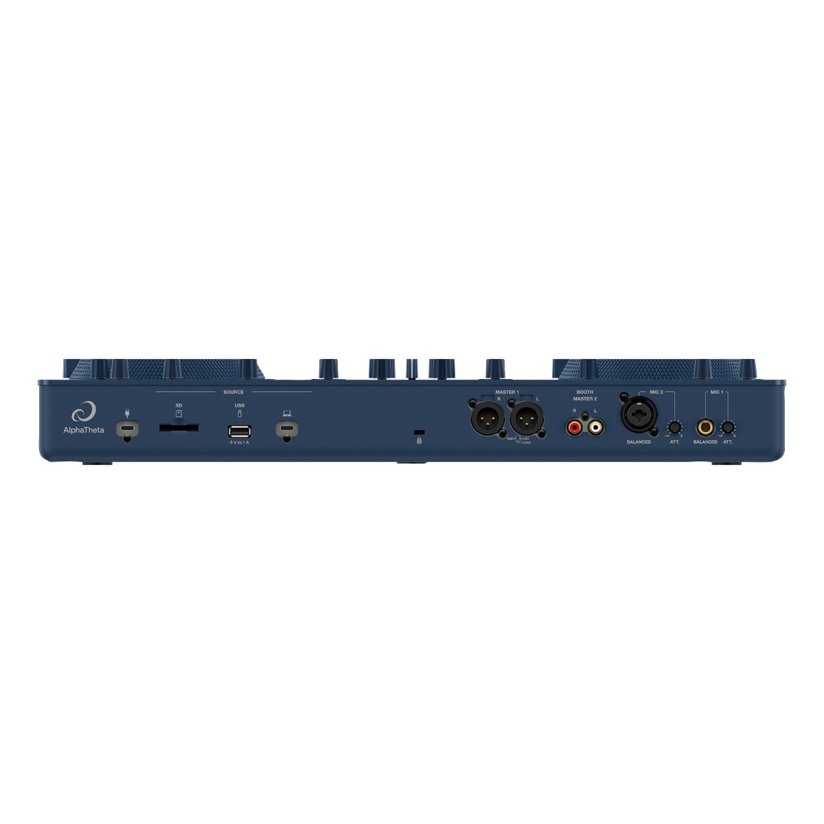 AlphaTheta OMNIS-DUO Portable DJ Controller System w Black Flight Case Pack