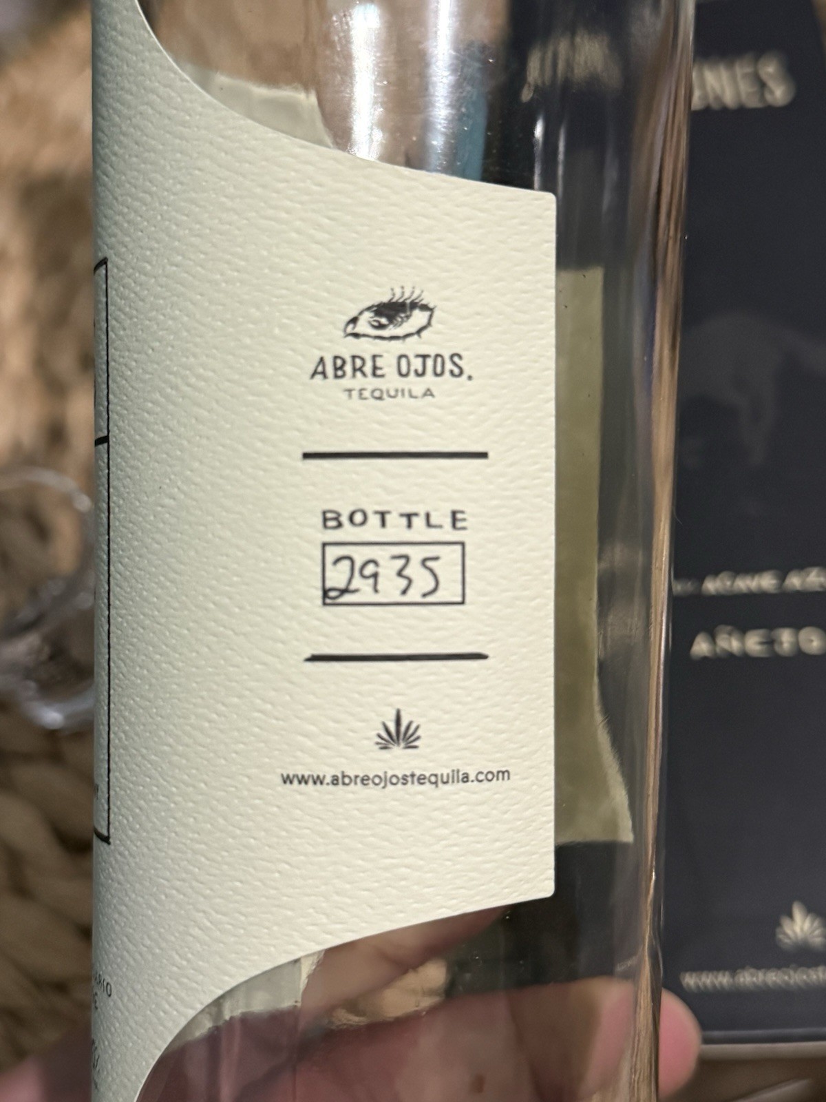 Abre Ojos Tequila Anejo X Deftones Collaboration Limited Release EMPTY BOTTLE