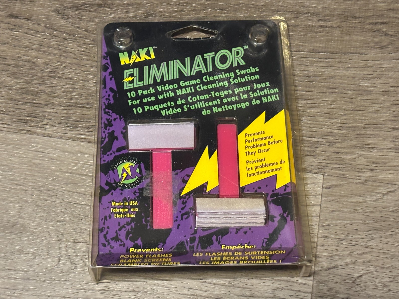 NAKI Eliminator NES Cleaning Kit Cleaning Swabs Brand New Sealed
