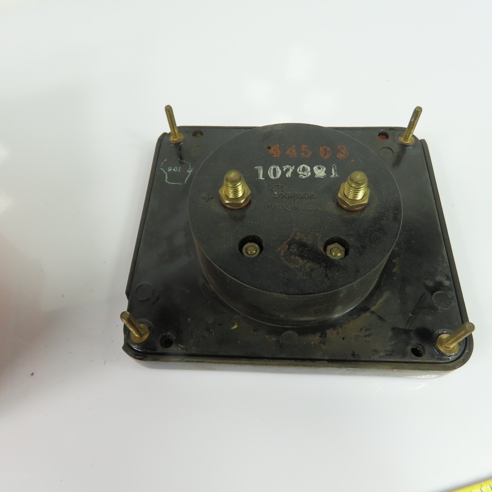Simpson Model 29 Analog DC Voltmeter 0-60V Panel Meter