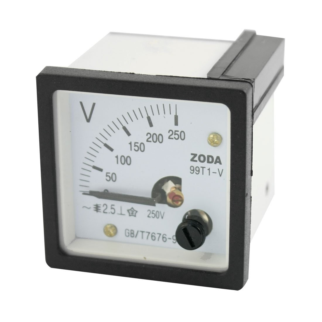 uxcell AC 0-250V Class 2.5 Square Analog Volt Panel Mount Meter Gauge