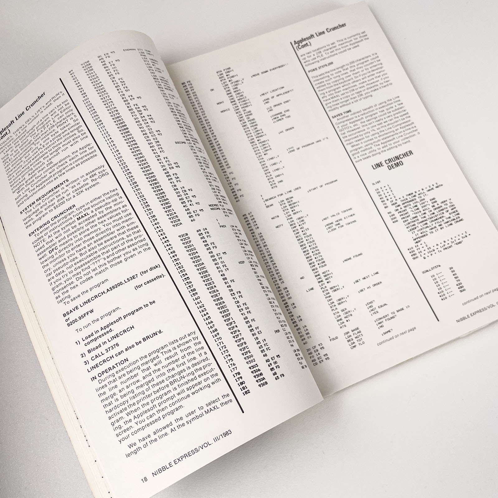 1983 Nibble Express Volume III - Best of 1982 Articles & Programs for Apple II